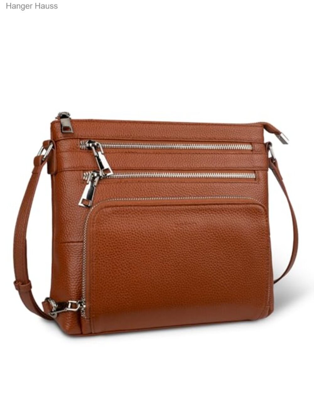 Genuine Leather Anti-Theft RFID Crossbody Shoulder Bag Purse